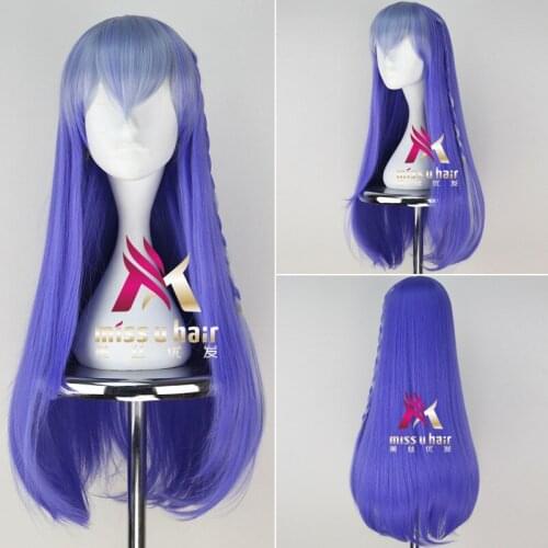 Happy Tree Friends Purple blue Short Hair Cosplay Wig Male Party High Temperature Fiber Synthetic for woman Hair Wigs +wig cap