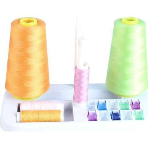 1Pcs 3 Spool Stand Holder Multifunction Embroidery Thread Quilting Rack Sew Home Sewing Machine Sewing Wire Frame