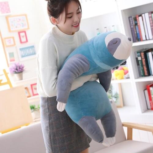 1pc Soft Simulation New Arrival Cute Stuffed Sloth Toy Plush Sloths Soft Toy Animals Plushie Doll Pillow For Kids Birthday Gift