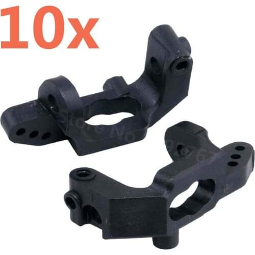 10 Pieces RC Car Parts Accessories 02015 Plastic Front Hub Carrier(L/R) Base C Fit HSP 1/10th 1:10 On-Road RC Cars Buggy Truck