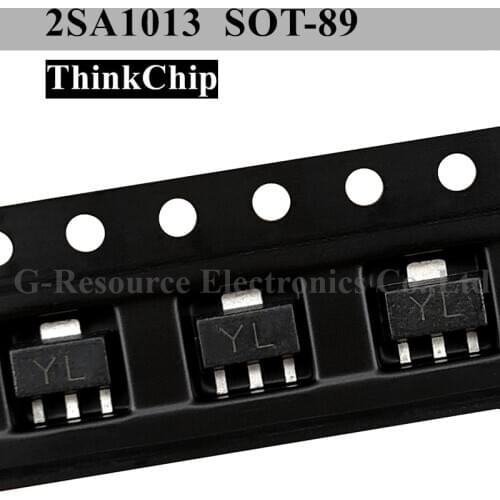 100pcs) 2SA1013 SOT-89 SMD Crystal triode A1013 (Marking YL )
