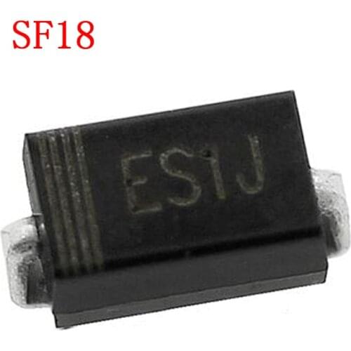 100 PCS Rectifier Diode SF18 1A 600 V SMA ES1J