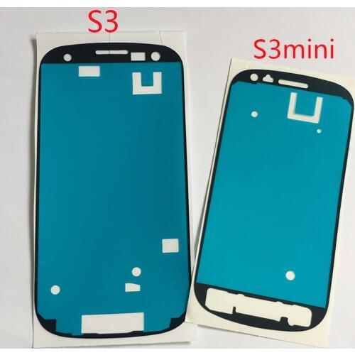 2 X for Samsung Galaxy S3 S3mini S4 S4 mini LCD Touch Screen Front Frame Bezel 3M Glue Double Sided Adhesive Sticker Tape