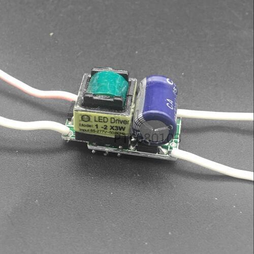5 Pieces Isolation 5W AC85-277V LED Driver 1-2x3W 600mA DC2-7V LED Power Supply Constant Current LED Bulb Lamp