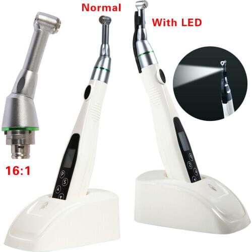 6 Program Settings Dental Equipment Wireless (LED) Endo Motor Treatment 16:1 Contra Angle Head Dental Endodontic Teeth
