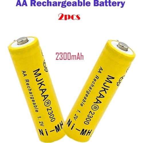 AA 2/4/6/8PCS 1.2V 2300mAh Rechargeable Battery High Qualit 2A NI-MH Rechargerable Batteries For Remote Control Pre-Charged