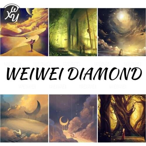 Diamond Painting Fantasy Landscape Diamond Painting Kit for Adults Diamond Mosaic Stitch Diamond Embroidery for Home Decoration