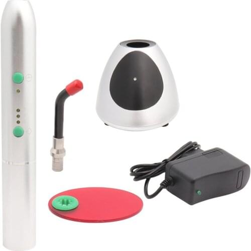 10W Dental Curing Light Cure Lamp Curing Machine Wireless Aluminium Handpiece Quick Solidify
