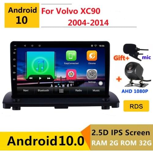 Android 10.0 car radio auto stereo for Volvo XC90 2004-2009 2010 2013 2014 navigation GPS DVD Multimedia Player