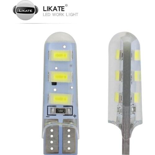 LKT Automobile LED Lamp T10 5630 6smd 5730 Width Lamp Reading Lamp License Plate Lamp Silicone Highlight