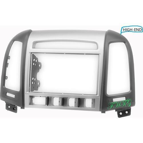 Car Radio Fascia,Dash Kit is suitable for 2007 HYUNDAI SANTAFE,Double Din Car Audio Frame