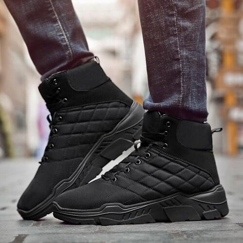 Boots For Men Shoes Casual Snow Boots Men Sport Sapatos For Canvas Mens Hot Sale Leisure Sports Black Mens Fashion