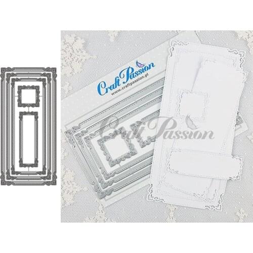 Long Frame Metal Cutting Dies for Scrapbooking Handmade Mold Cut Stencil New 2021 DIY Card Make Mould Model Craft Decoration