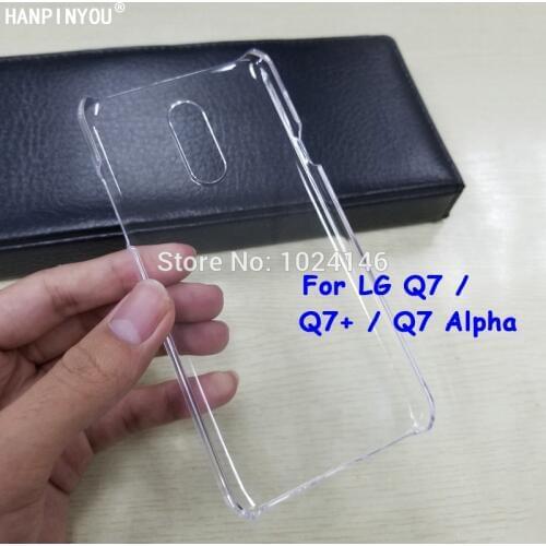 For LG Q7 / Q7+ / Alpha New Slim Crystal Transparent Hard PC Back Case Cover Protection Skin Shell For LG Q7 Plus 5.5"