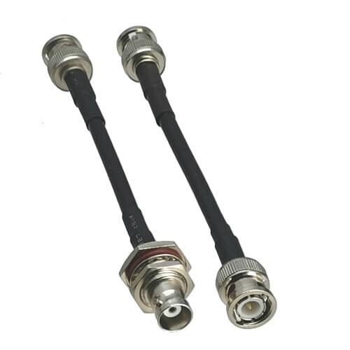 1Pcs RG58 Cable BNC Male Plug to BNC Female Jack & BNC Male Plug Connector RF Coaxial cable Straight 6inch~5M