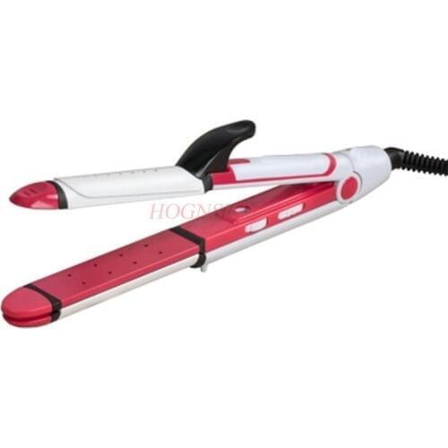 Ceramic electric curling iron corn hot curling hair straightening hairpin plate dual-use bangs artifact three-in-one does not