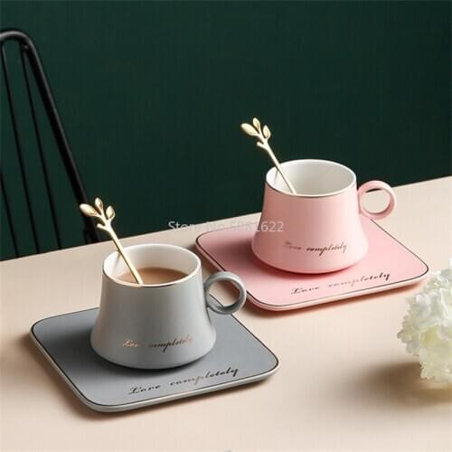 Creative European-style Phnom Penh Coffee Cup Saucer Set Afternoon Tea Western Restaurant Ceramic Coffee