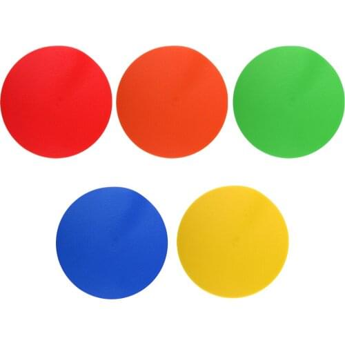 5PCS Round Spot Markers Anti Skid Landmarks Track Field Equipment