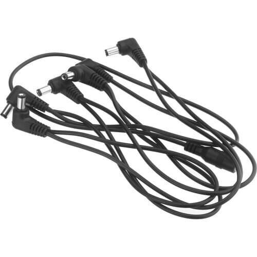 6 Ways Daisy Chain Multi-interface Connecting 1 to 6 Cable Cord Copper Wire for Guitar Effect Power Supply Adapter