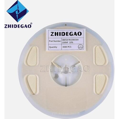 1 reel 0805 SMD Chip Multilayer Ceramic Capacitor 0.5pF - 47uF 1pF 22pF 100pF 1nF 10nF 100nF 0.1uF 1uF 2.2uF 4.7uF 10uF 22uF