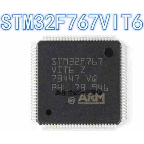 1PCS 100% new original authentic STM32F767VIT6 QFP-100 32F767VIT6 QFP100 32-bit microcontroller chip