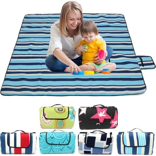 Superior Quality Waterproof Folding Picnic Mat Outdoor Camping Beach Moisture-proof Blanket Portable CampingMat Hiking BeachPad