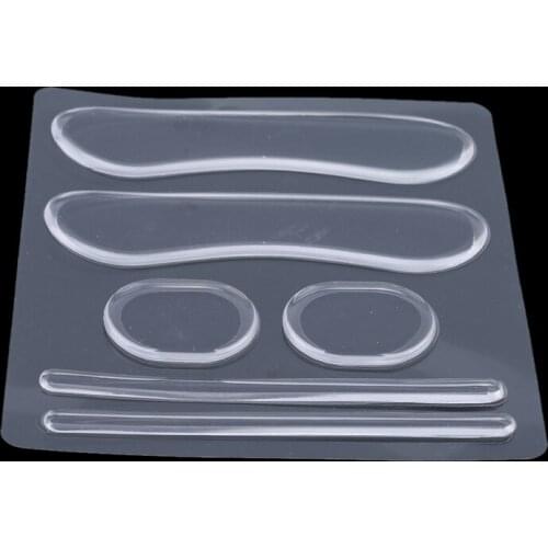 Womens Shoes Stickers Transparent Silicone High Heels Sandals Protector To Prevent Friction Pain Heel Invisible Insoles