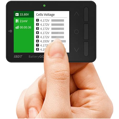ISDT BattGo BG-8S Smart Battery Checker Balancer Receiver Signal Tester Quick Charge Function