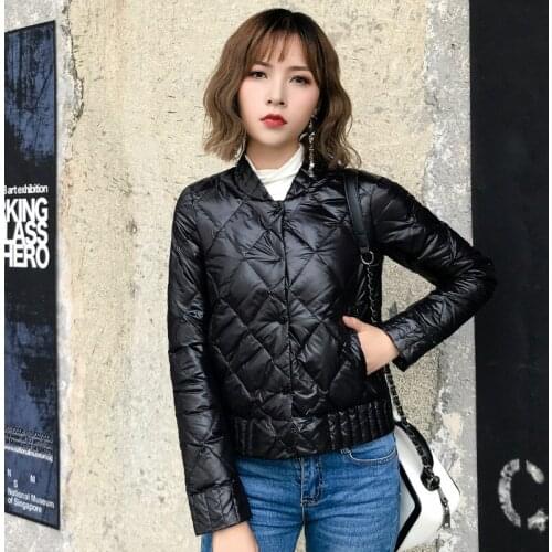 Woman Jacket 2020 Autumn Coat Female Winter Down Jackets for Women Short Coats Ultra Light Womens Clothes Mujer Chaqueta LXR662