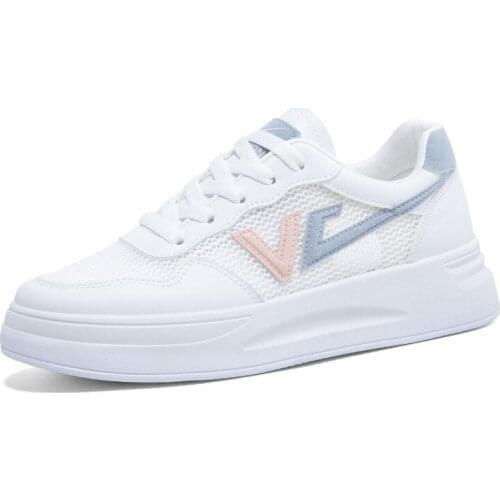 Womens Sports Shoes Fashion Women Sneakers 2021 Leisure Round Head Comfortable All-match Shoes Mesh Breathable zapatos mujer