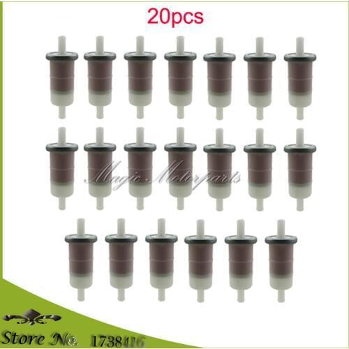20pcs 3/8" 10mm Fuel Filter For Honda CBR600 CBR900RR HAWK 650 CBR 1000F 400 600 900 800 1200 1500 OEM 16900-MG8-003