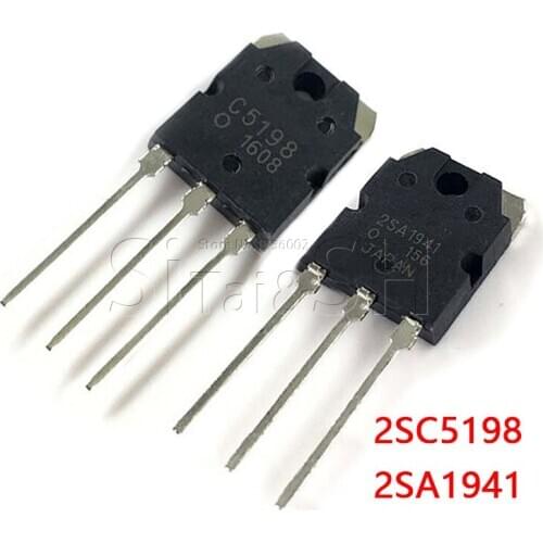5PCS 2SC5198 2SA1943 tube sound audio TO-3P Transistor C5198 A1941