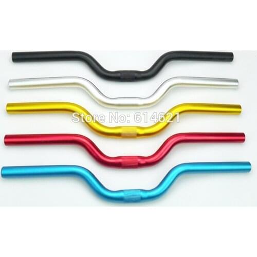 Anodized Cycling Bicycle MTB Bike Aluminum Alloy Handlebar 25.4 Bend Swallow-shaped handlebar bent bar fixed gear bike part
