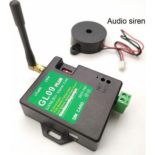 FUGENG GL09PLUS Wireless GSM SMS Alarm Controller 8 input Burglar Intruder Wireless GSM Alarm System Home Security with siren
