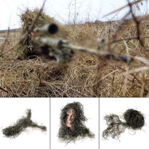 Hunting Rifle Wrap rope grass type Ghillie Suits Cover For camouflage Yowie Sniper Paintball hunting clothing