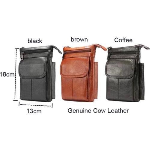 Genuine Cow Leather Hook Loop Clip Shoulder Belt Phone Case For Huawei P30 Pro P30 Lite Honor 10i 8s Magic 2 3D,For Meizu 16s