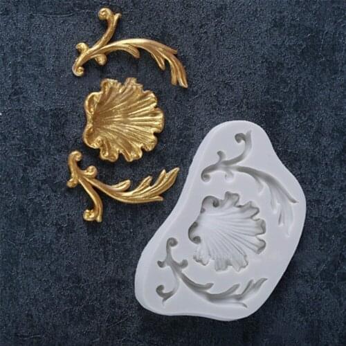 Aouke European Pattern Shped Silicone Cake Decorating Mold Pastry Tool Sugarcraft Mold K094