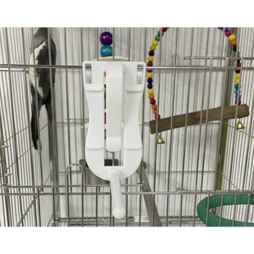 2021 New Birds Food Holder Pet Parrot Feeding Fruit Vegtable Clip Cuttlefish Bone Feeder