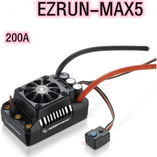 Original Hobbywing EZRUN Max5 V3 200A Waterproof Brushless ESC for 1:5 RC Car On Road Car