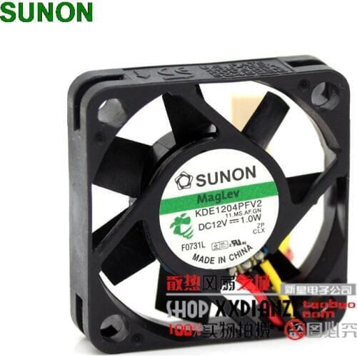 Original For Sunon KDE1204PFV2 1.0W 4010 4CM ultra quiet fan with heatsink