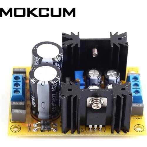 LM317 LM337 AC-DC Adjustable Regulated Power Supply Module Dual AC to DC Converter Voltage Stabilizer