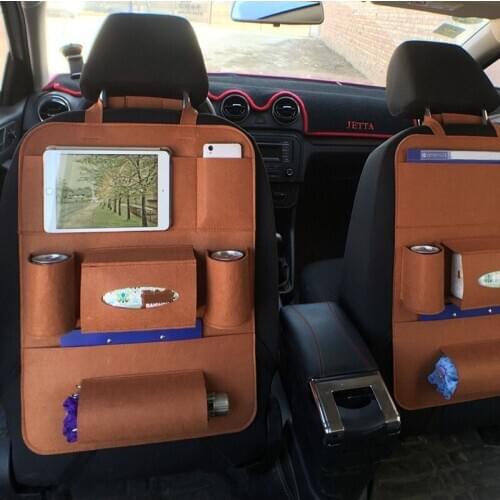 Universal Car Seat Back Organizer Multi-Pocket Storage Bag Tablet Holder Automobiles Interior Accessory Stowing Tidying 2020 New