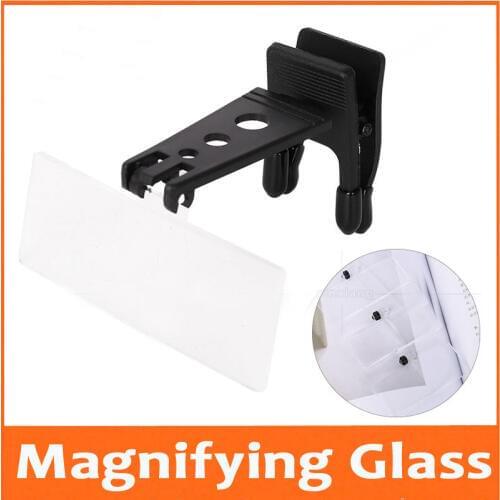 1.5X 2.5X 3X Trojan-horse-type clip-glasses magnifier for experimental inspection surgical repair Magnifying Glass