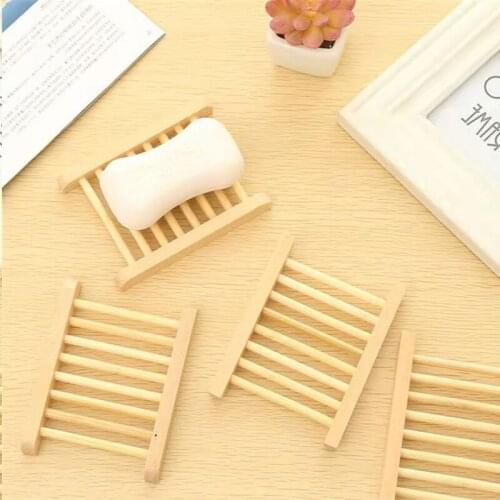 1Pcs Creative Natural Sood Soap Holder Pallet Rack Household Bathroom Accessories Soap Holder No Paint Toilet Articles
