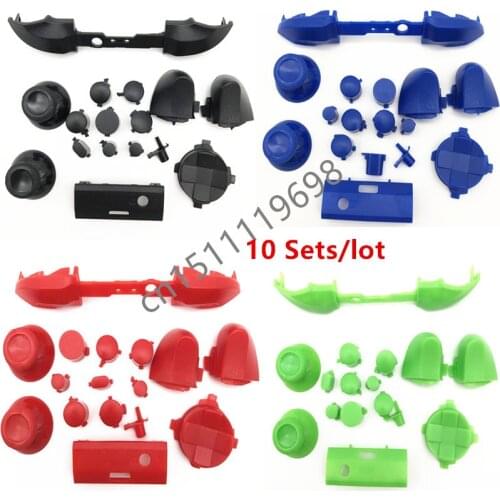 10 Sets Replacement Buttons for Xbox Series S & Xbox Series X Controller, LB RB LT RT Bumper Triggers D-pad ABXY Start Back Keys