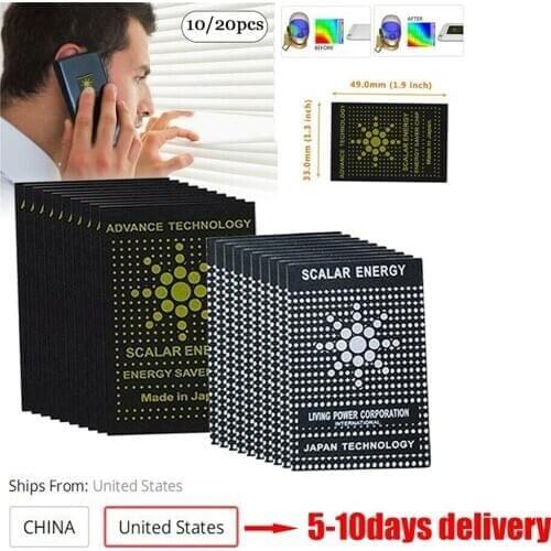 10 Pcs Anti Radiation Shield EMF Protection Neutralizer Sticker Scalar Energy Quantum Shield For Cell Phone Health Care