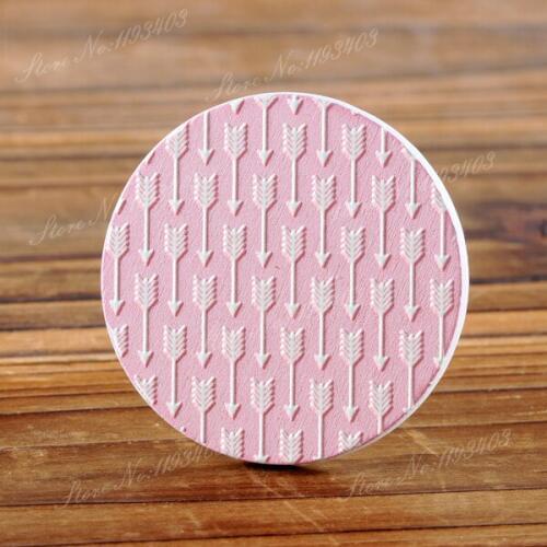 2Pcs 45mm Arrow Unique 3D Embossed Big Round Handmade pattern Wood Cut Pendant make Necklaces, Bracelets,Brooch-(WI-57)