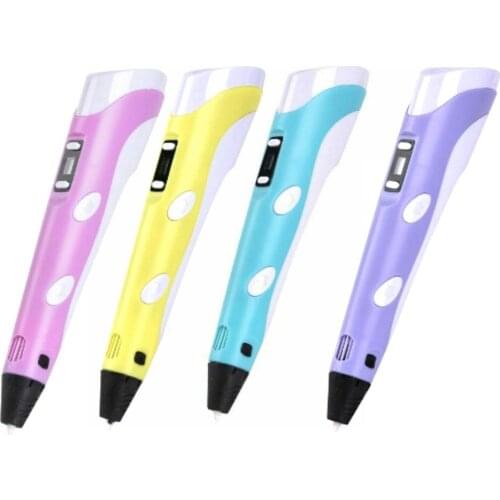 3D Stereo Painting Pen DIY 3-Color Crafting Doodle Drawing Art Printer Pen For Designer Kids Drawing Pen Gifts Educational Toys