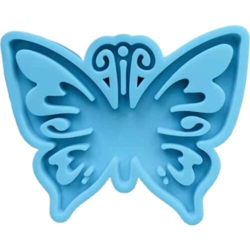 Key Chain Epoxy Resin Mold Handmade Butterfly Shape Keychain Casting Silicone Mould DIY Crafts Making Tool