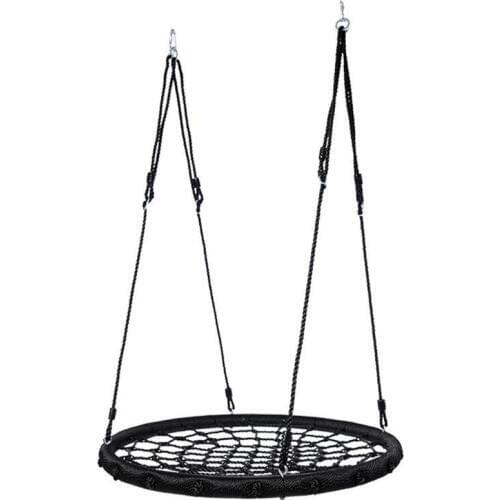 Baby Tree Swing Chair Rope Ladder Garden Toys Round Nest Hanging Adult Swing Seat Large Capacity Indoor Swing For Kids DQQ003